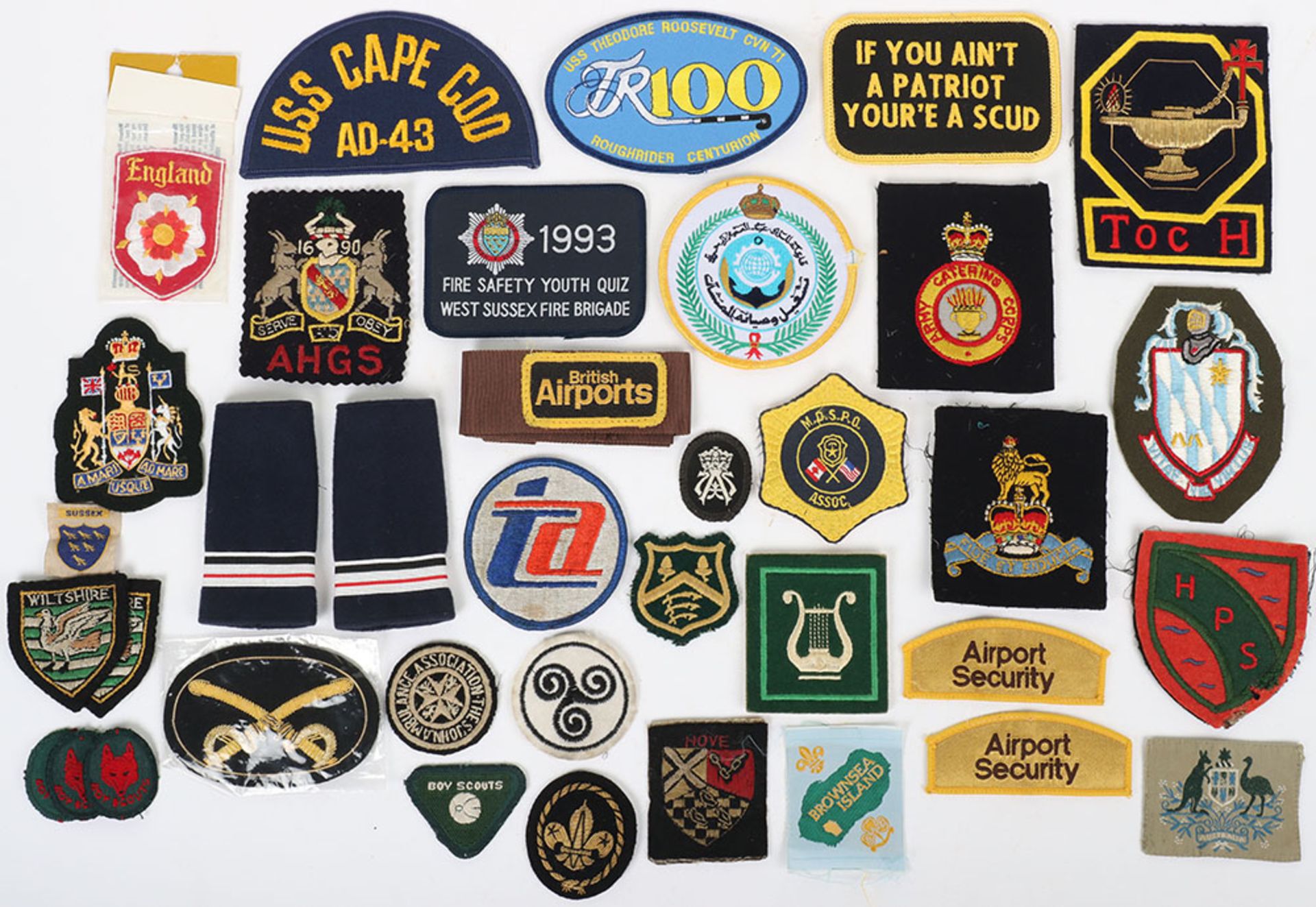 Mixed Cloth Badges