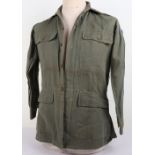 WW2 1945 British Army Jungle Shirt with Allied Land Forces South East Asia Formation Signs