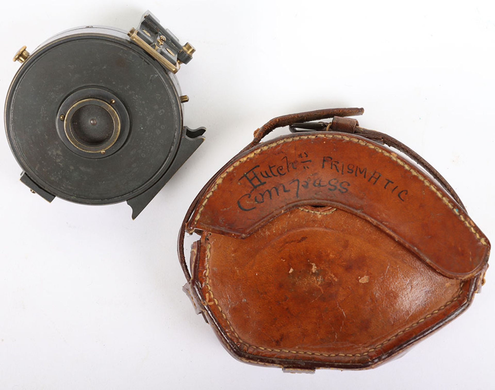 WW1 Officers Prismatic Surveyors Compass - Bild 3 aus 6