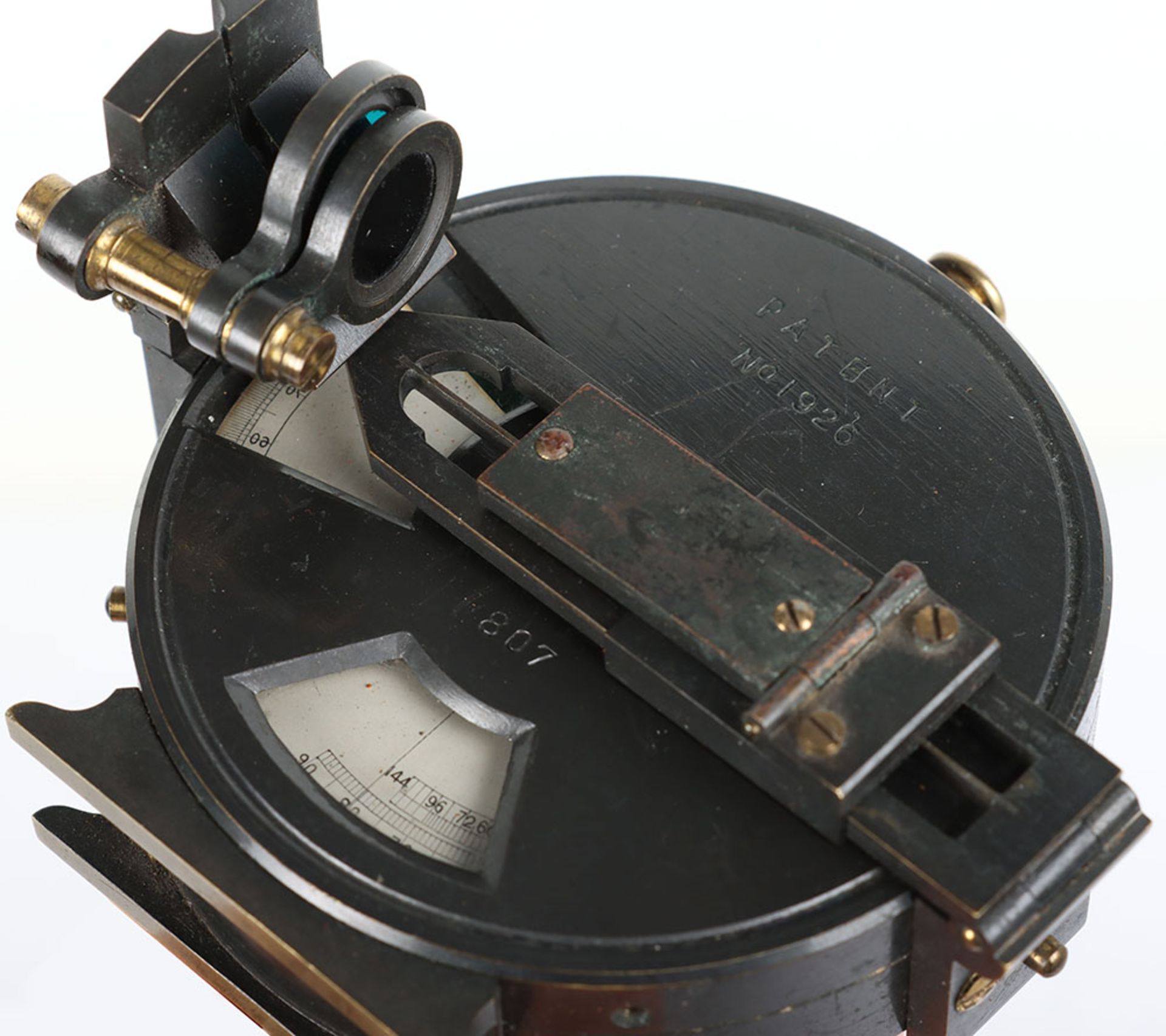 WW1 Officers Prismatic Surveyors Compass - Bild 2 aus 6