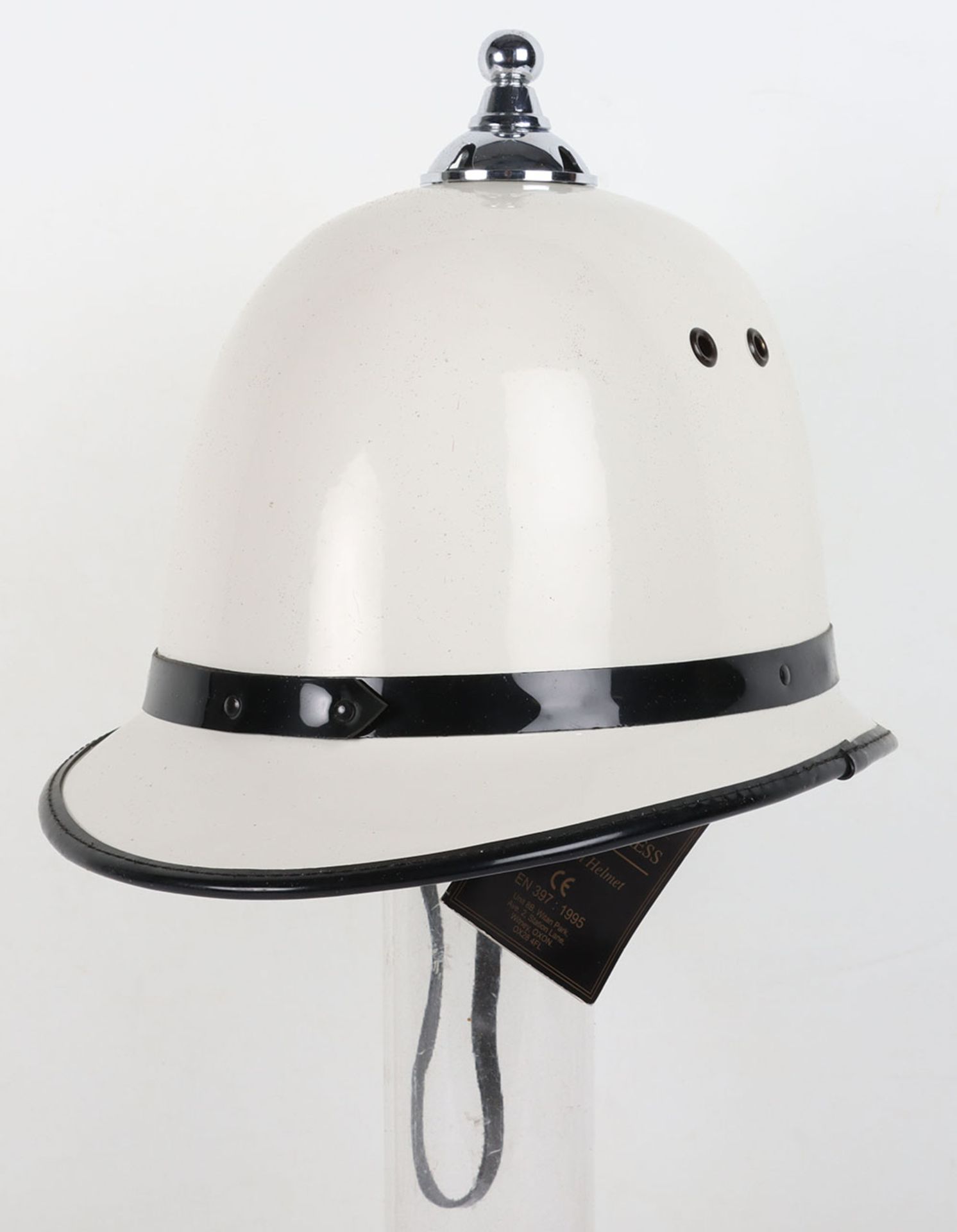 Obsolete Isle of Man Police White Summer Helmet - Bild 3 aus 4