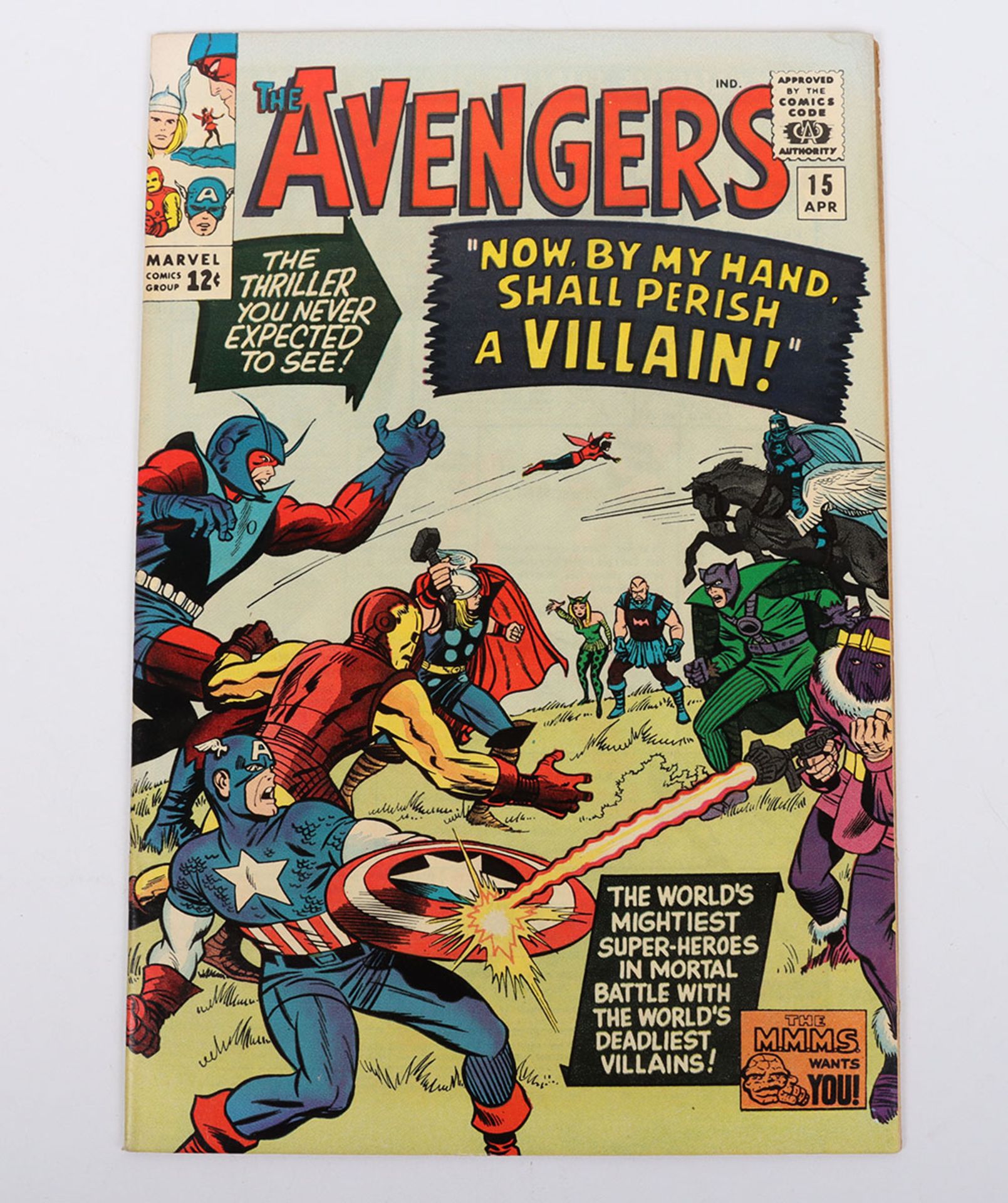 The Avengers No.15  Marvel Silver Age Comics April 1965