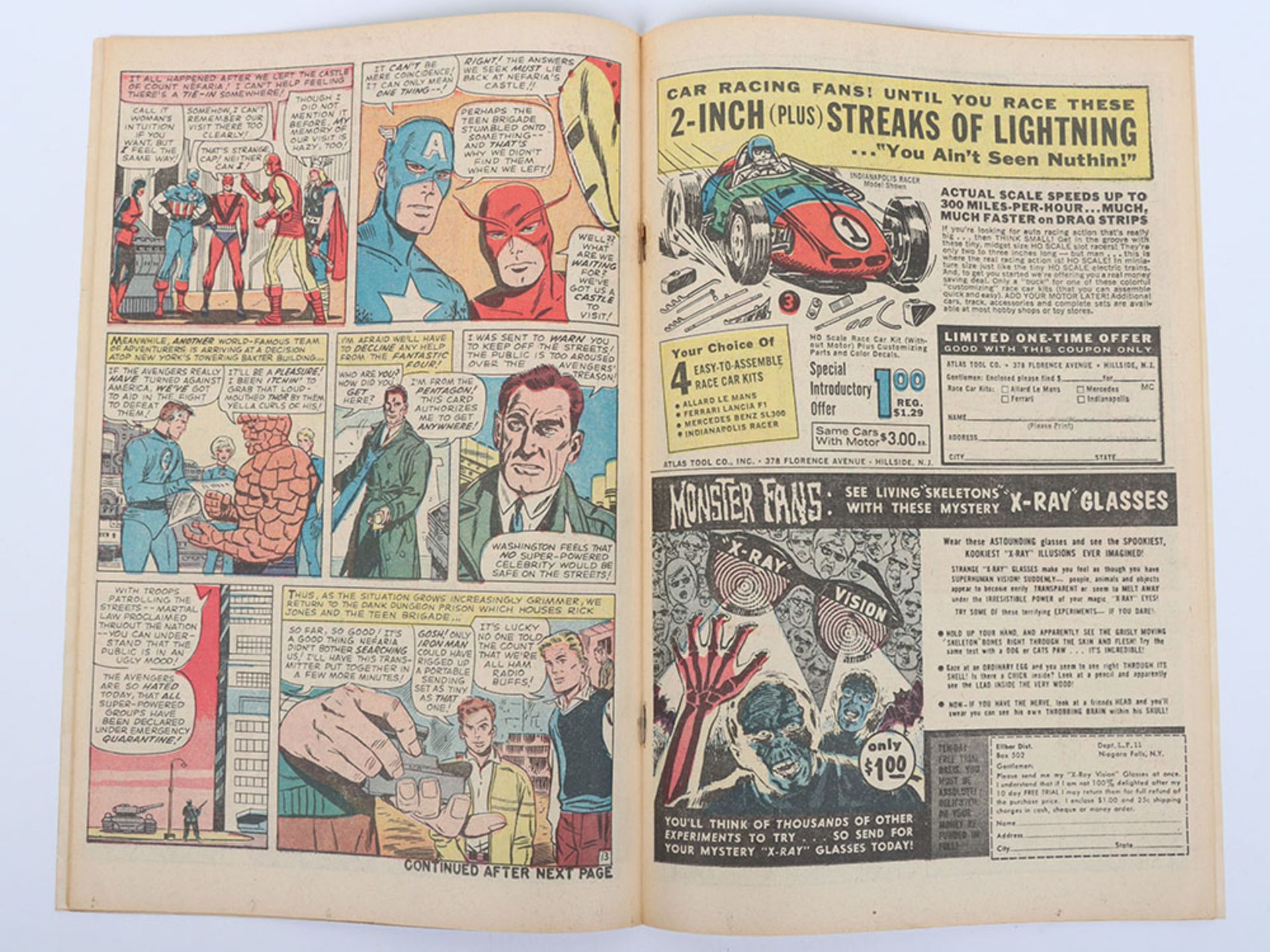 The Avengers No.13 Marvel Silver Age Comics February 1965 - Bild 2 aus 4