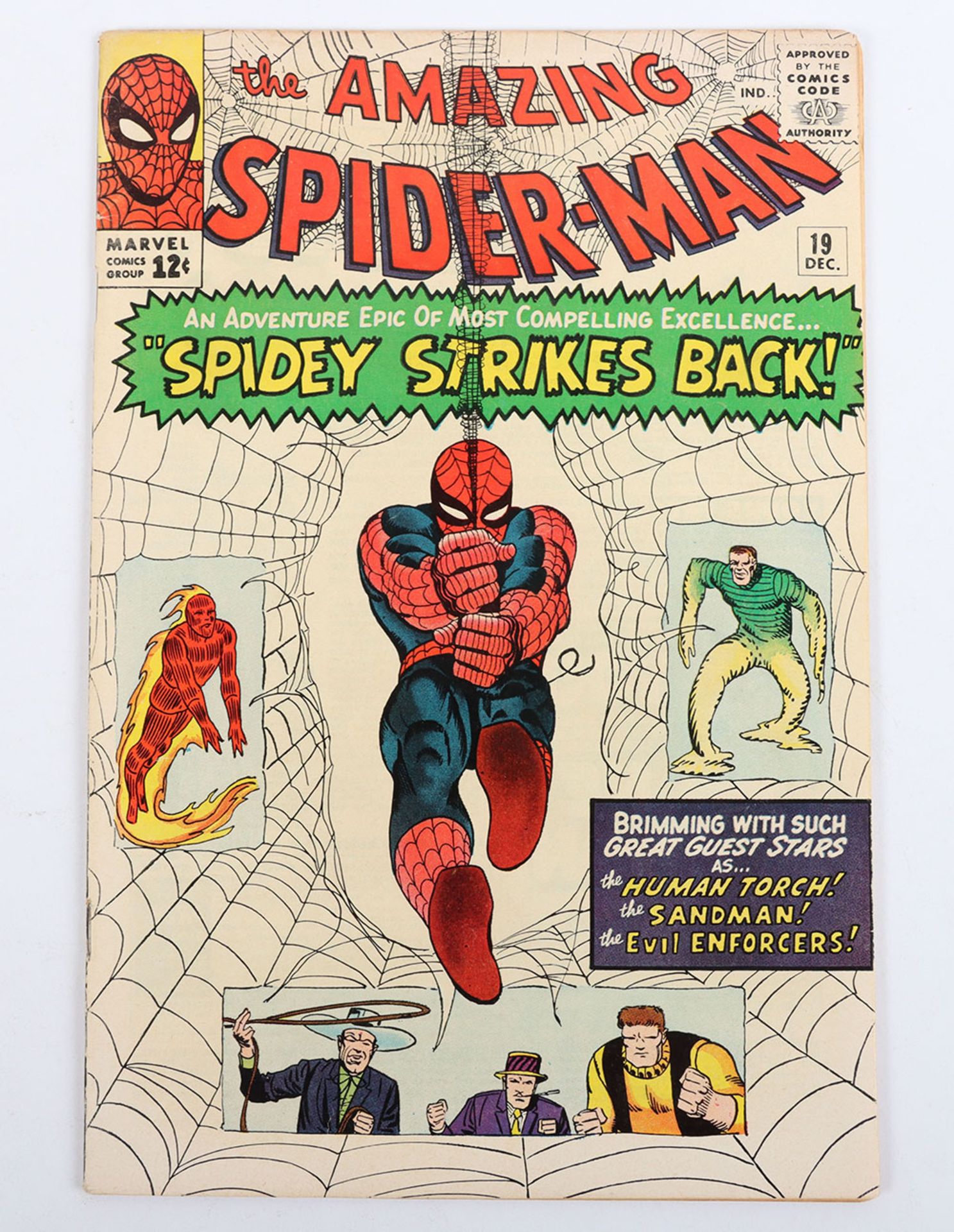 The Amazing Spider-man  No.19  Marvel Silver Age Comic December 1964