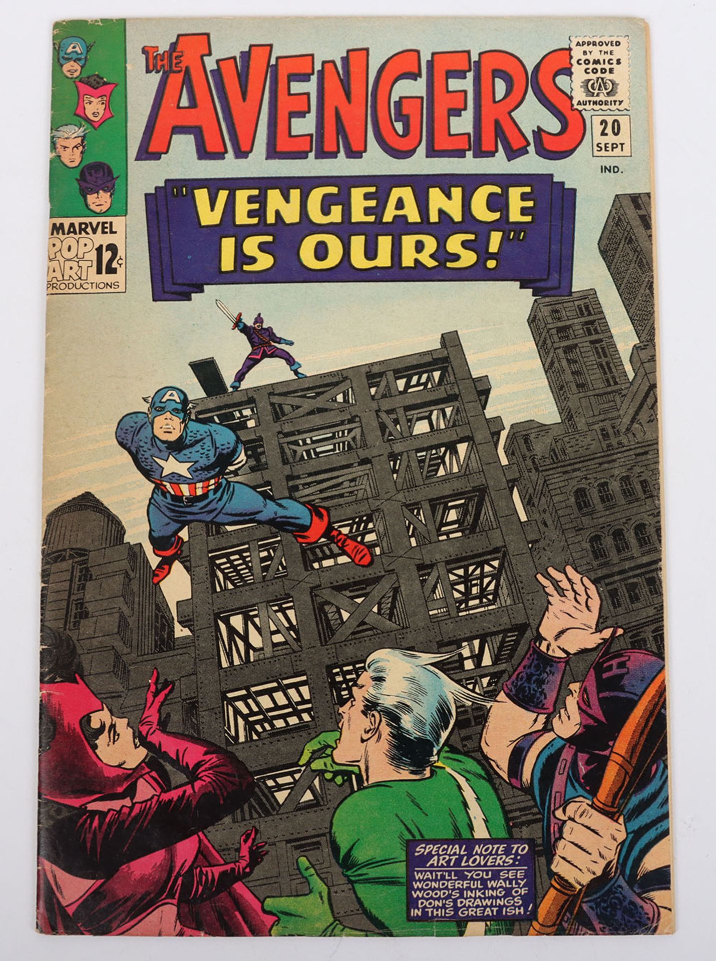 The Avengers No.20  Marvel Silver Age Comics September 1965