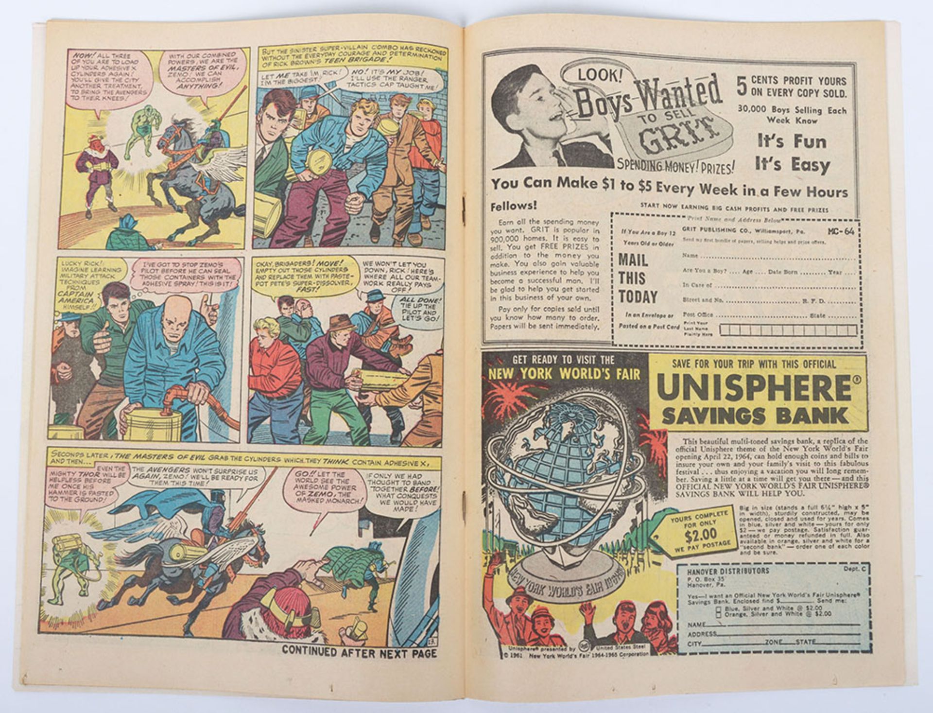 The Avengers No.6  Marvel Silver Age Comics July 1964 - Bild 2 aus 4