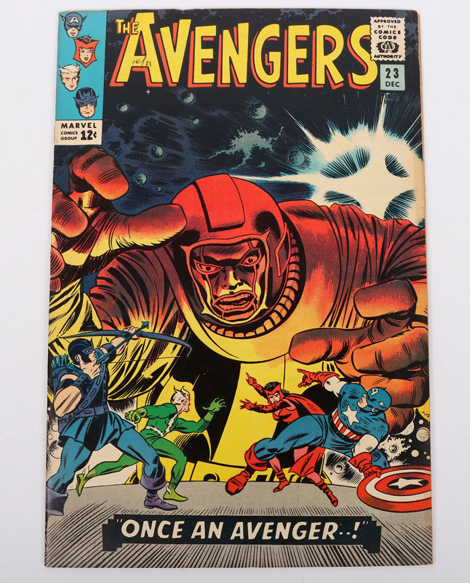 The Avengers Once An Avenger No.23  Marvel Silver Age Comics December 1965