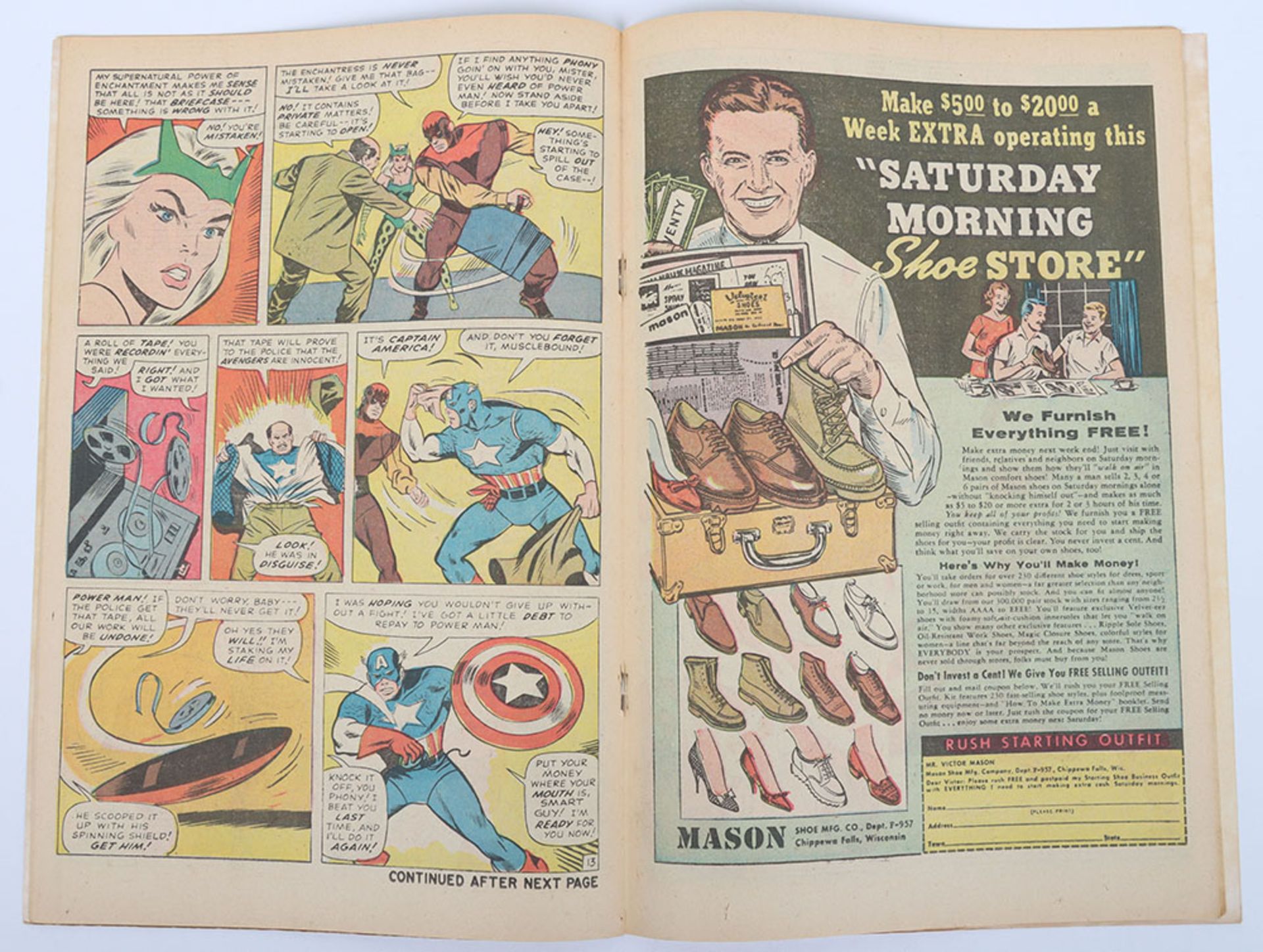 The Avengers The Road Back No.22  Marvel Silver Age Comics November 1965 - Bild 2 aus 4