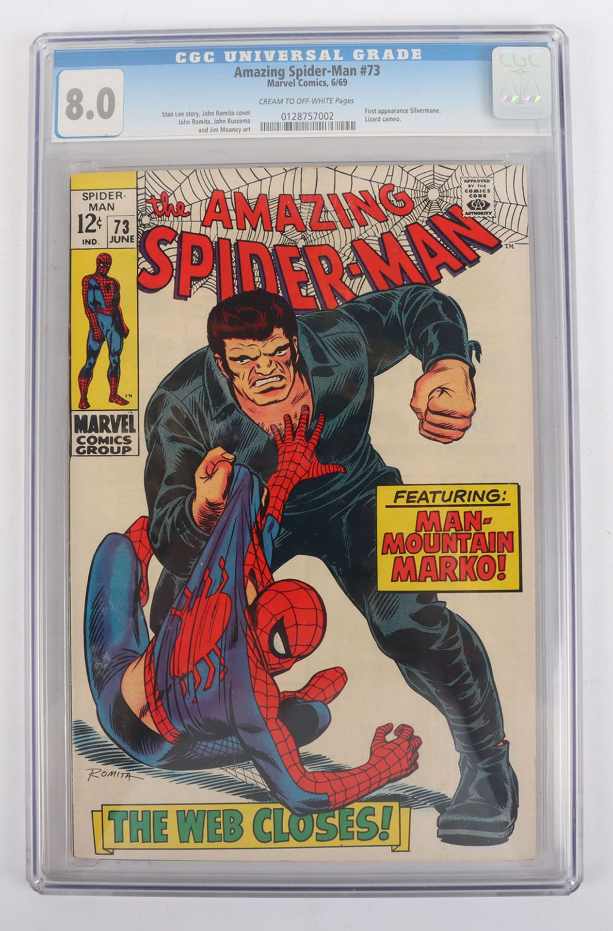 The Amazing Spider-man  No.73  Marvel Silver Age CGC Comic