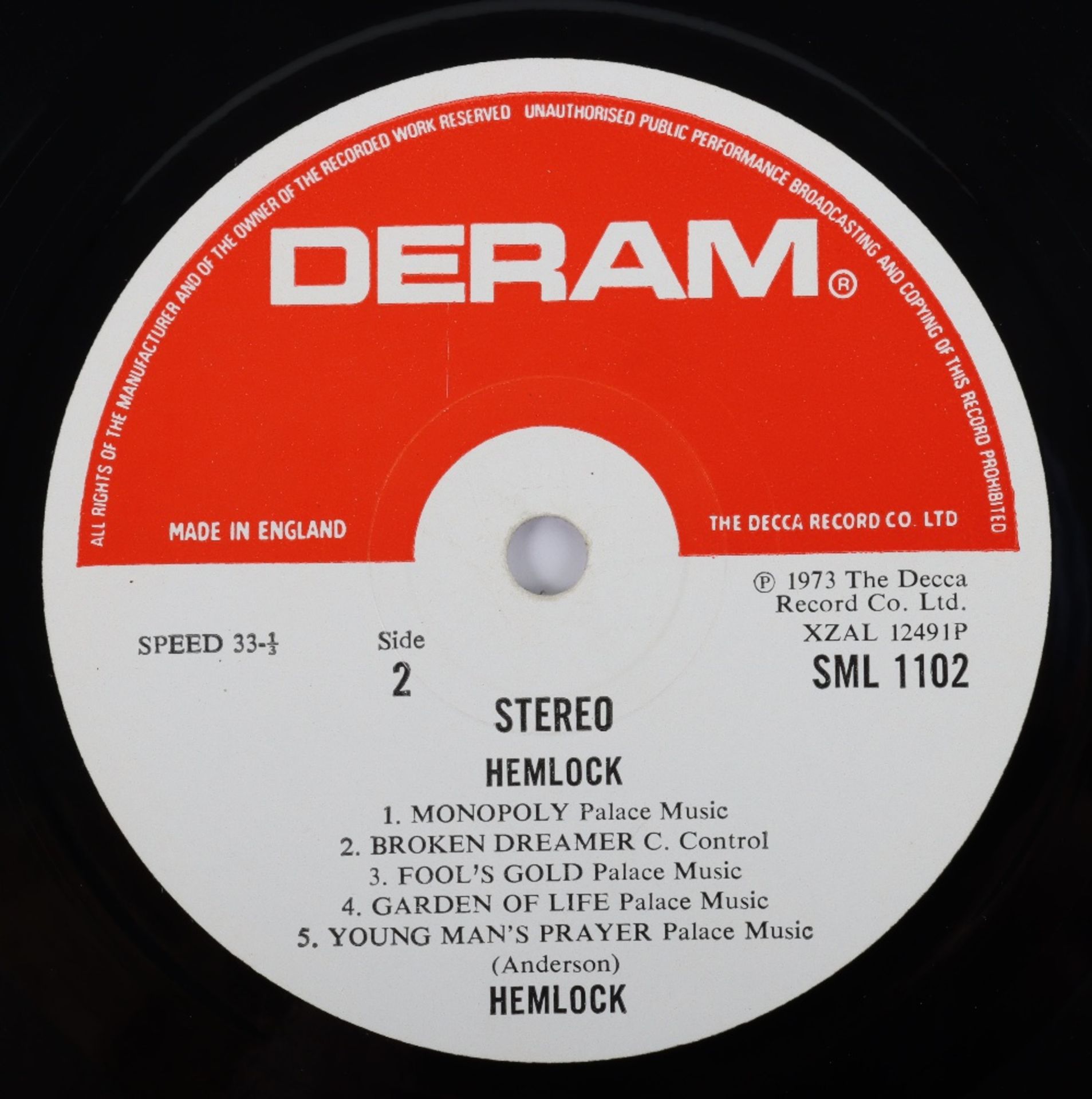 Hemlock-Hemlock Vinyl LP, Album - Image 7 of 7