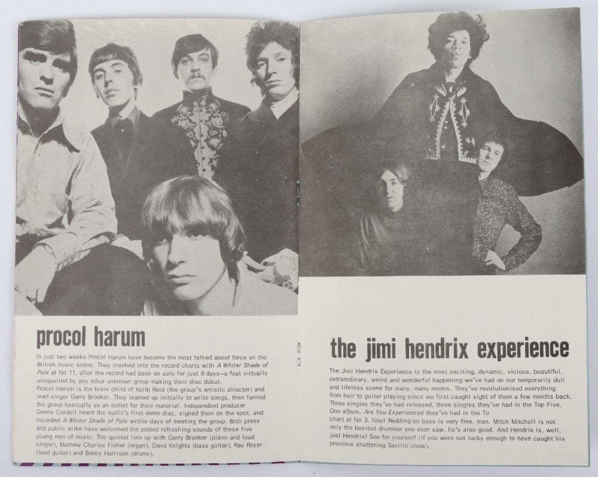 Programme for Sunday at the Saville featuring The Jimi Hendrix Experience Sunday 4th June 1967 - Image 3 of 5