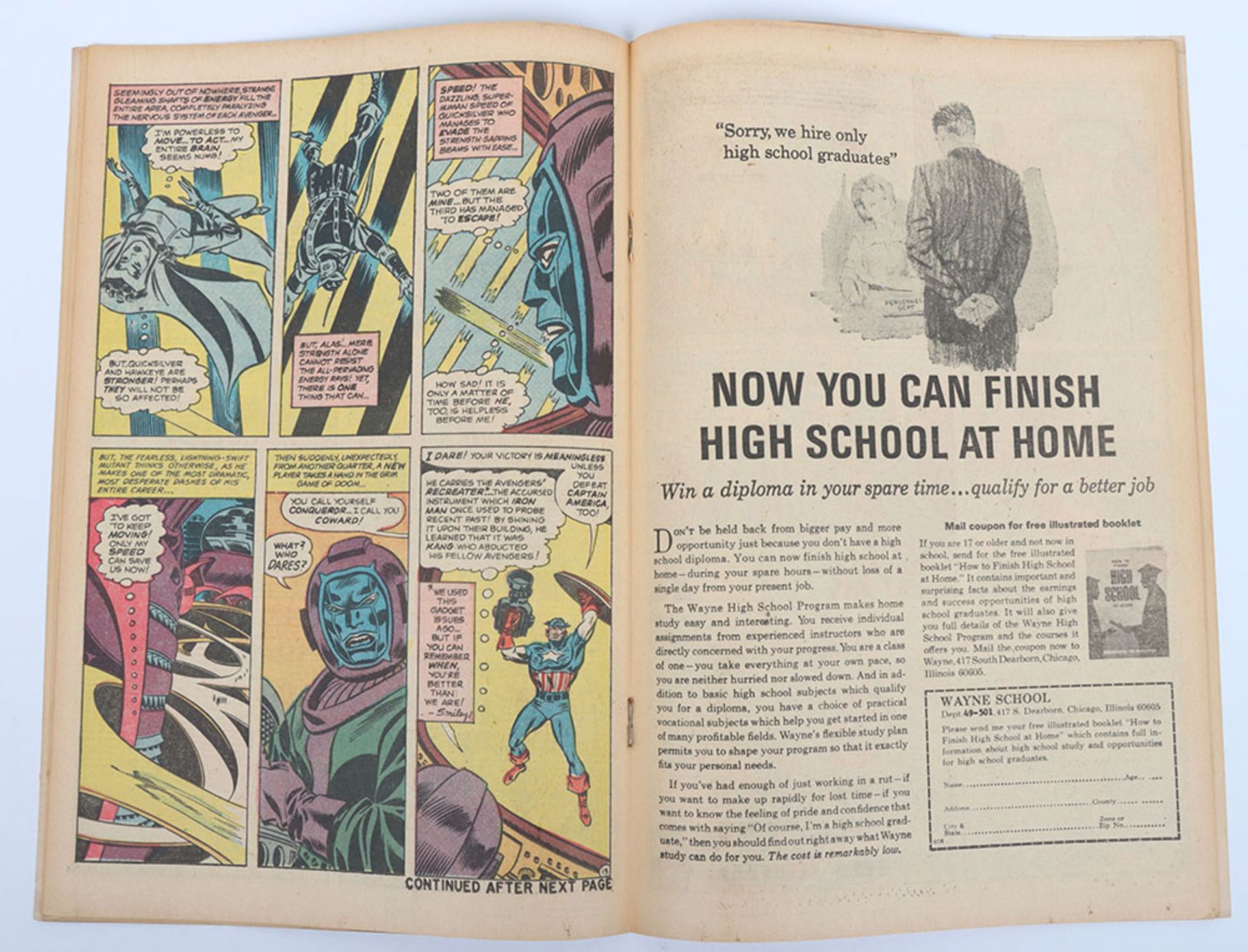 The Avengers Once An Avenger No.23  Marvel Silver Age Comics December 1965 - Bild 2 aus 4
