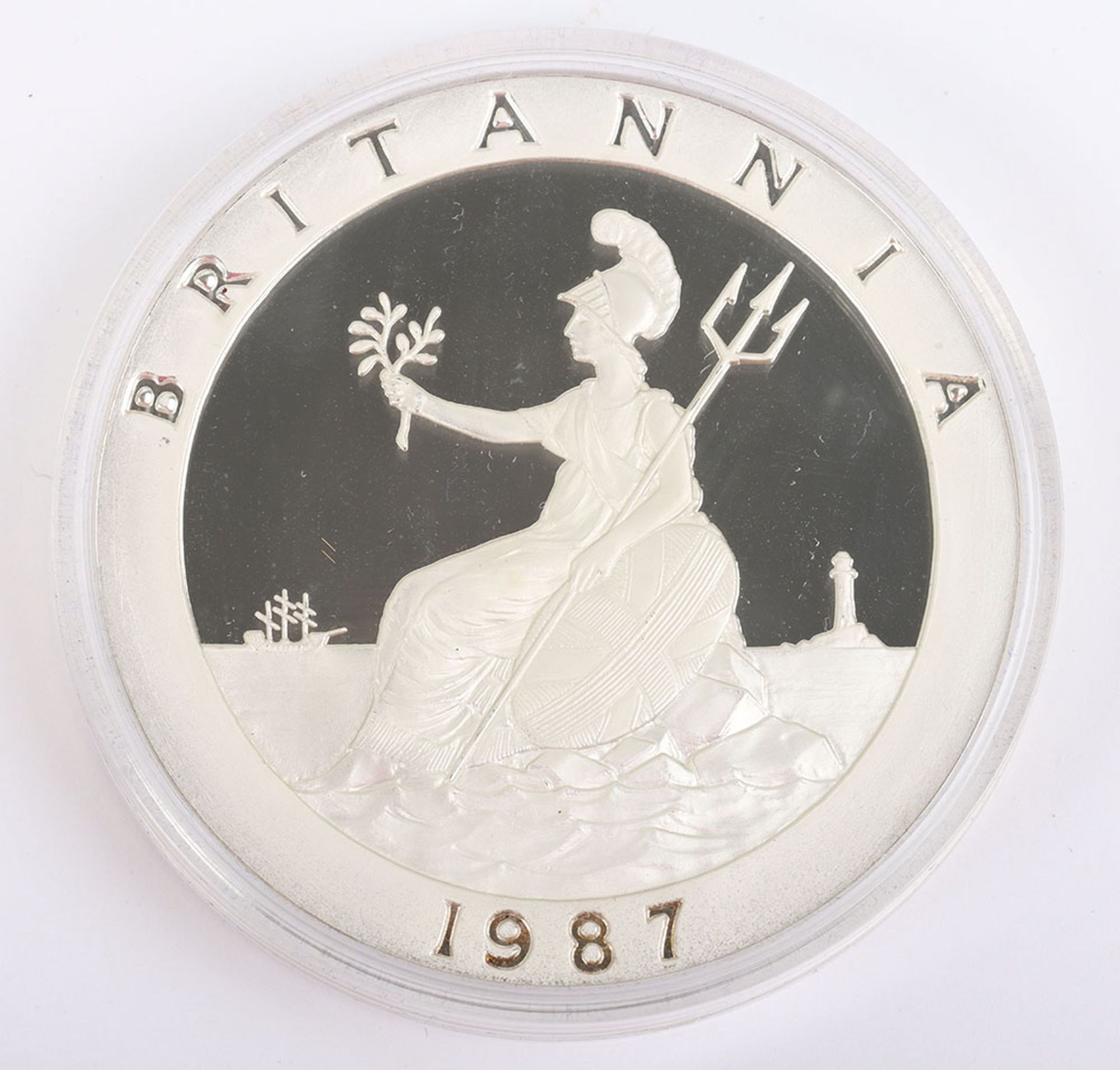 BNTA 5oz silver commemorating Coinex 87 - Image 3 of 4