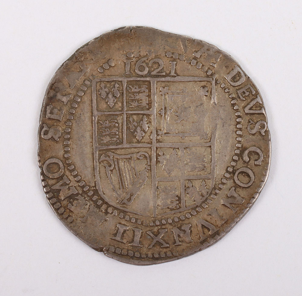 James I (1603-25), Third Coinage, Sixpence, 1621 - Image 2 of 2