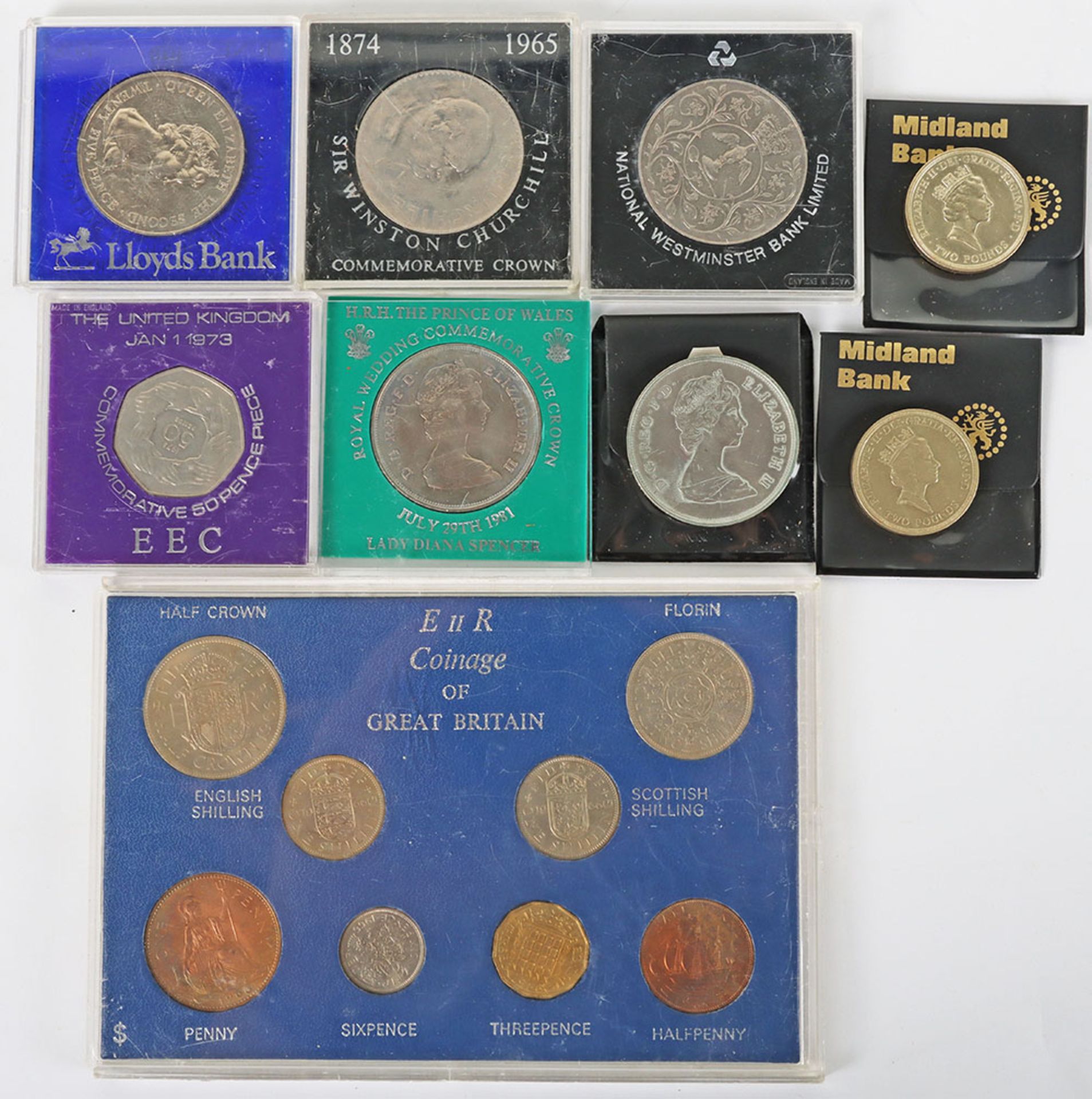 Modern coins and sets including Queen Mother memorial crown, 1996 Coin set - Bild 2 aus 3