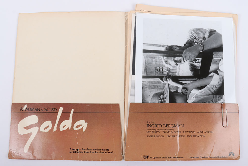 Ingrid Bergman signed ‘My Story’ with relating Golda ephemera - Image 2 of 4