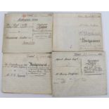 Four 19th century Indentures, including one referring to Maltravers House and the Duke of Norfolk