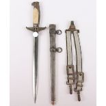 Scarce Third Reich Government Officials Dress Dagger by WKC with Dress Hangers