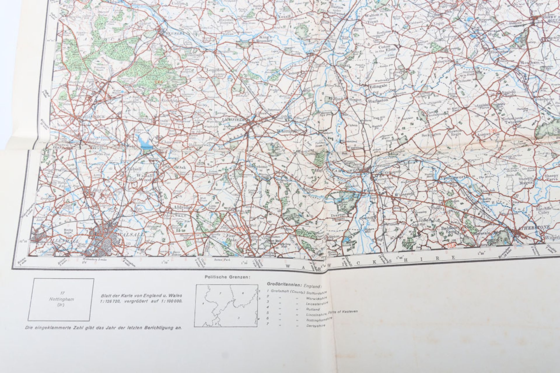 2x Luftwaffe Bombing Maps of the United Kingdom - Bild 13 aus 15