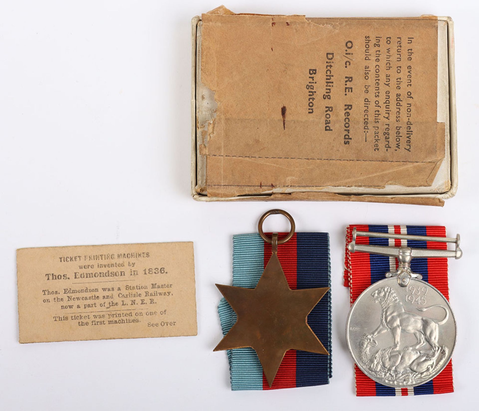 WW1 Medal Group of Five Covering Service Across Both World Wars, Accompanied by an Extremely Impress - Image 3 of 27