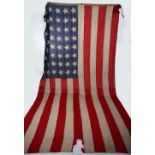 WW2 American 48 Stars Battle Flag Believed to Have Been Flown on the Landing Craft 489 (LCI-489) Dur