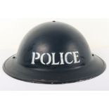 WW2 British Police Steel Helmet