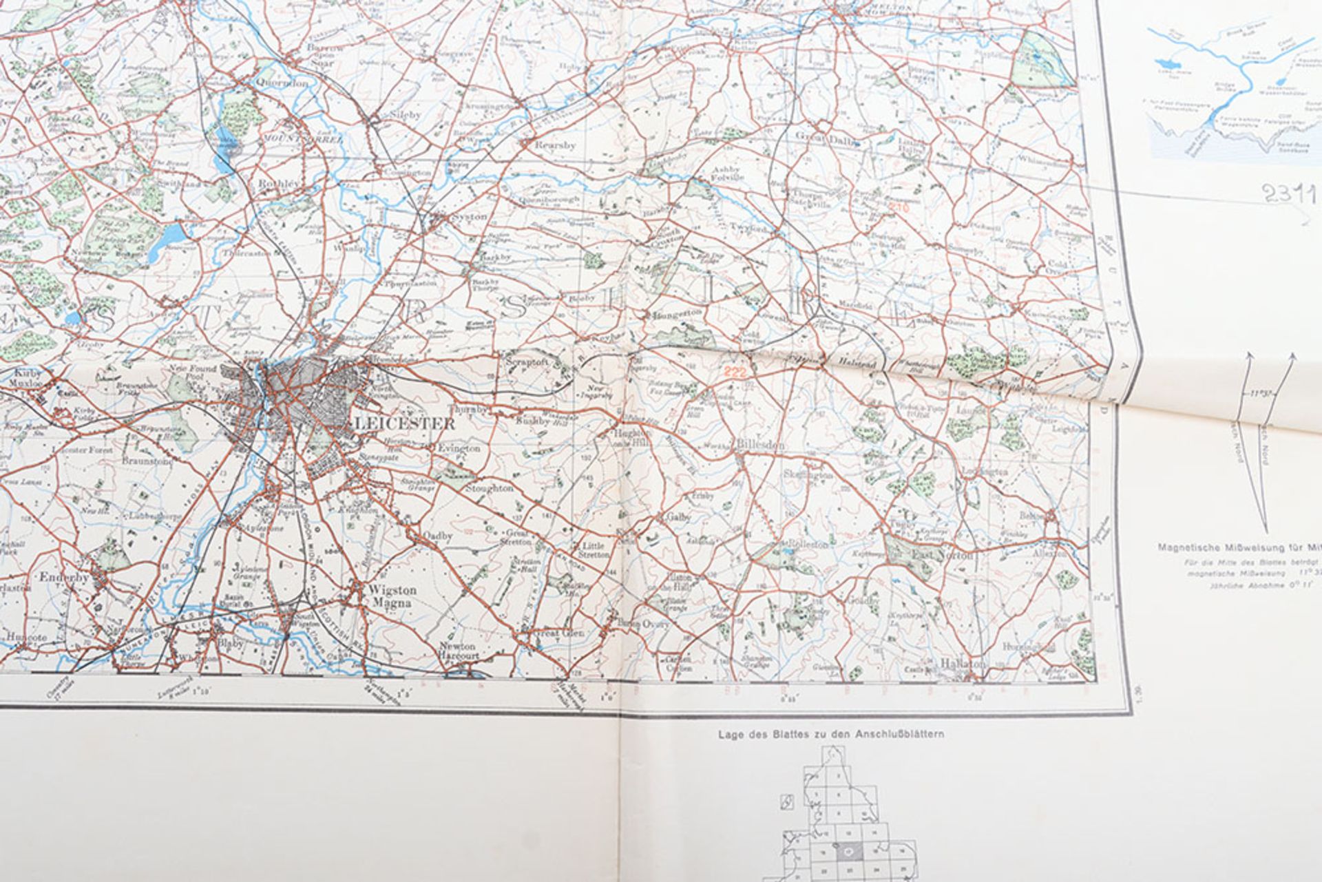 2x Luftwaffe Bombing Maps of the United Kingdom - Bild 10 aus 15
