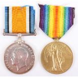 Great War Pair of Medals to the Royal West Kent Regiment,