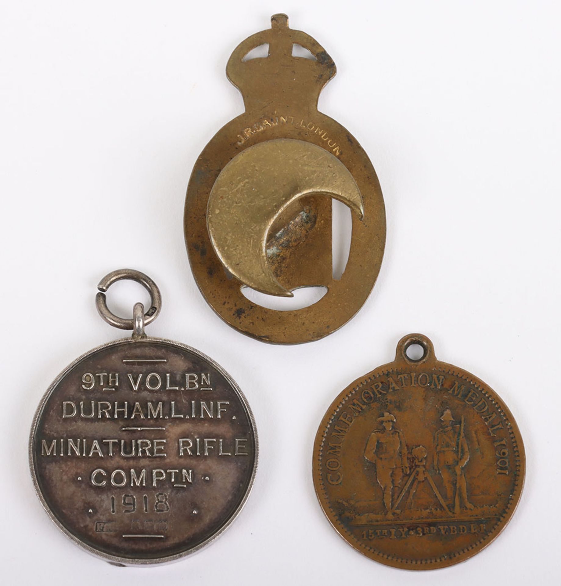 A Collection of Three Badges for Military Service with a Connection to the North East - Image 2 of 2