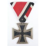 WW2 German 1939 Iron Cross 2nd Class on Austrian Ribbon