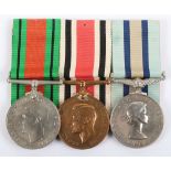 An Interesting WW2 and Later Double Long Service Medal Group of Three to an Observer in the Royal Ob
