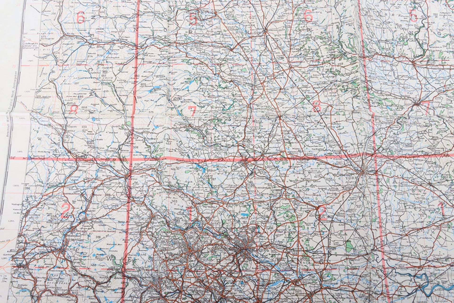 2x Luftwaffe Bombing Maps of the United Kingdom - Bild 6 aus 15