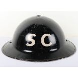 WW2 British Special Constabulary Steel Helmet