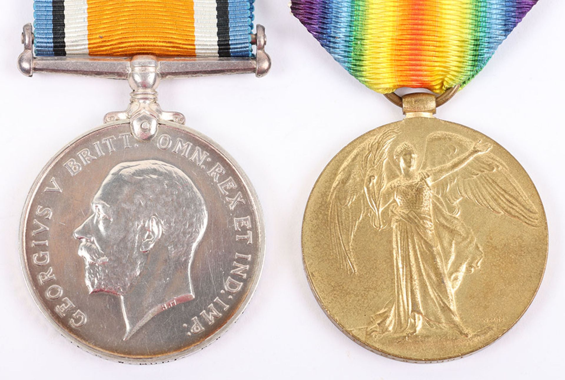 Great War Pair of Medals to the Royal West Kent Regiment, - Image 4 of 5