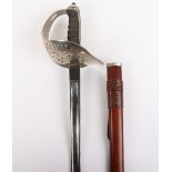 Rare Edward VIII 1895 Pattern Royal Engineers Officers Sword