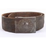 WW1 German Prussian M-1915 Combat Belt and Buckle