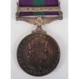 General Service Medal 1918-1962 Hampshire Regiment