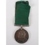 Edwardian Volunteer Long Service Medal to a Colour Sergeant in the Volunteer Battalion of the Hampsh