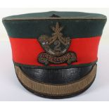 Victorian Officers Peaked Forage Cap of the 2nd Royal Guernsey Light Infantry