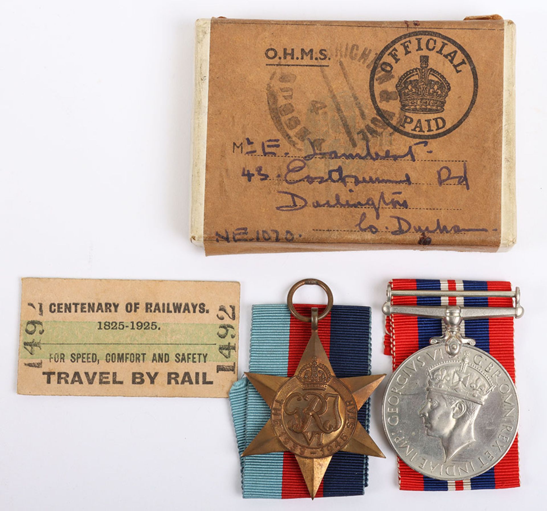 WW1 Medal Group of Five Covering Service Across Both World Wars, Accompanied by an Extremely Impress - Image 2 of 27
