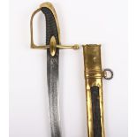 Copy of a French Napoleonic Period Imperial Guard Pattern Light Cavalry Troopers Sword