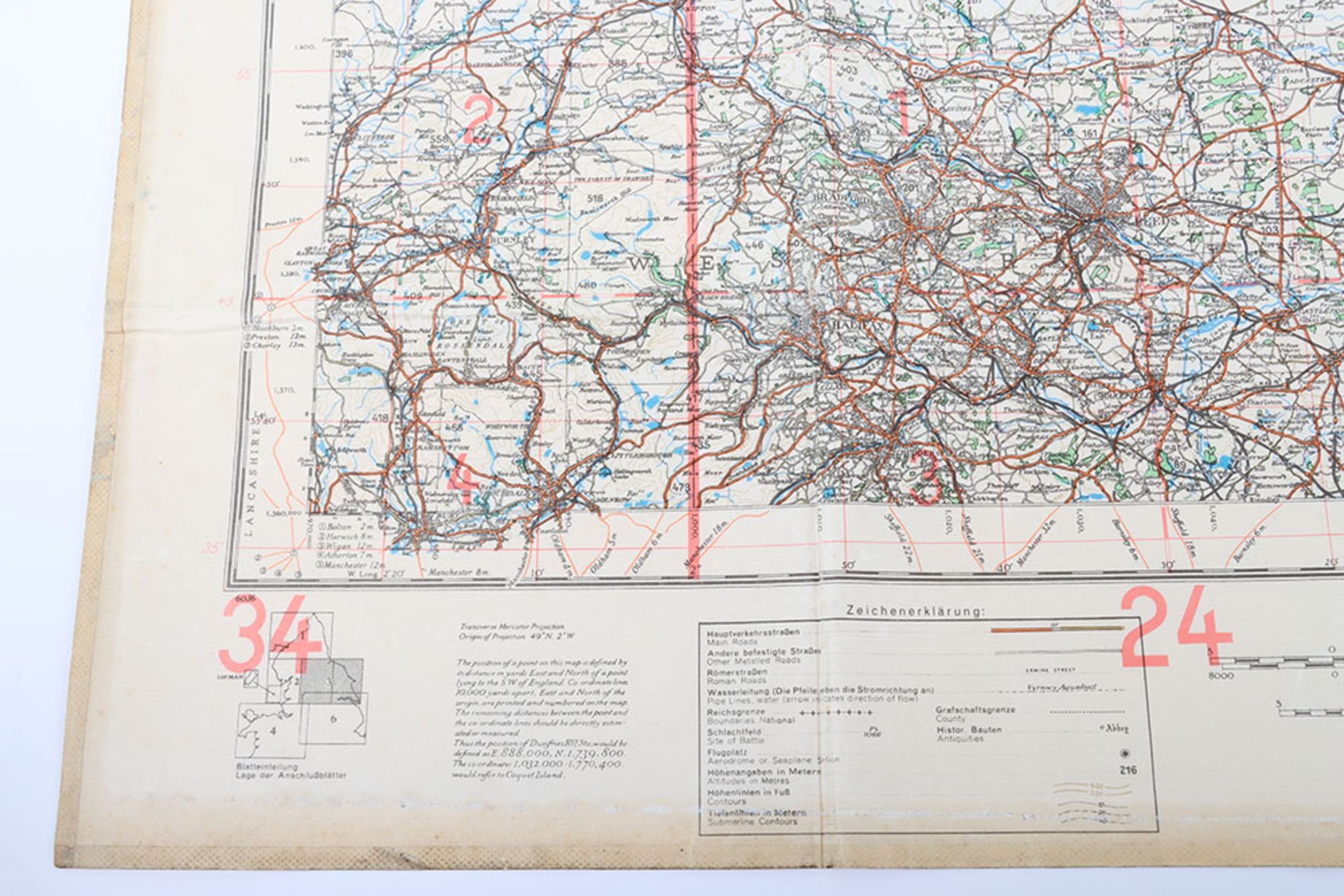 2x Luftwaffe Bombing Maps of the United Kingdom - Bild 4 aus 15