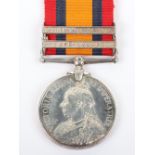 Queens South Africa Medal 4th Battalion the Durham Light Infantry