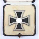 WW2 German 1939 Iron Cross 1st Class by B H Mayer in Original Case of Issue