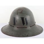 WW2 British Home Front Fire Watchers Helmet