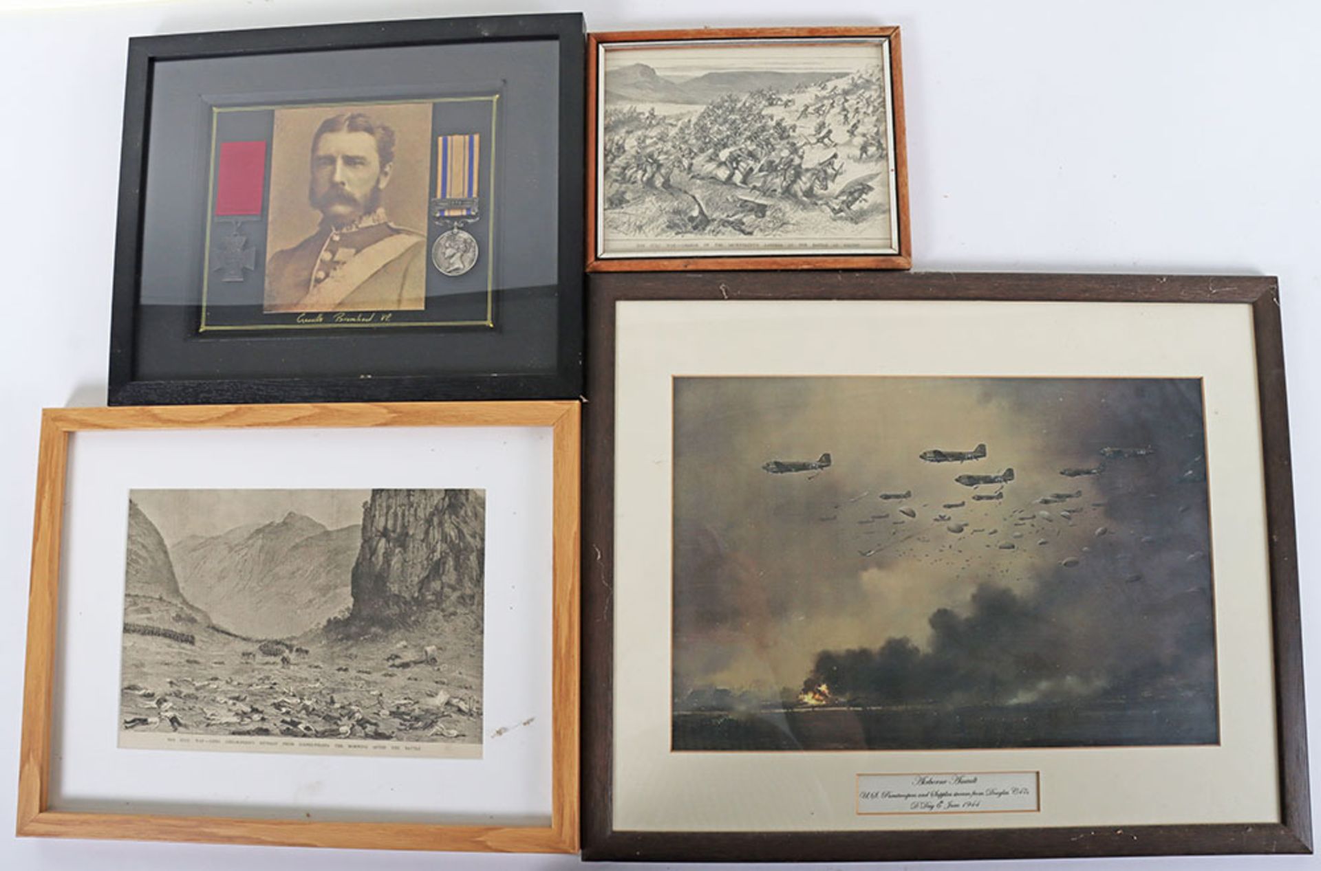 Framed Display of Major Gonville Bromhead VC Medals