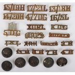 Military Brass Titles and Buttons