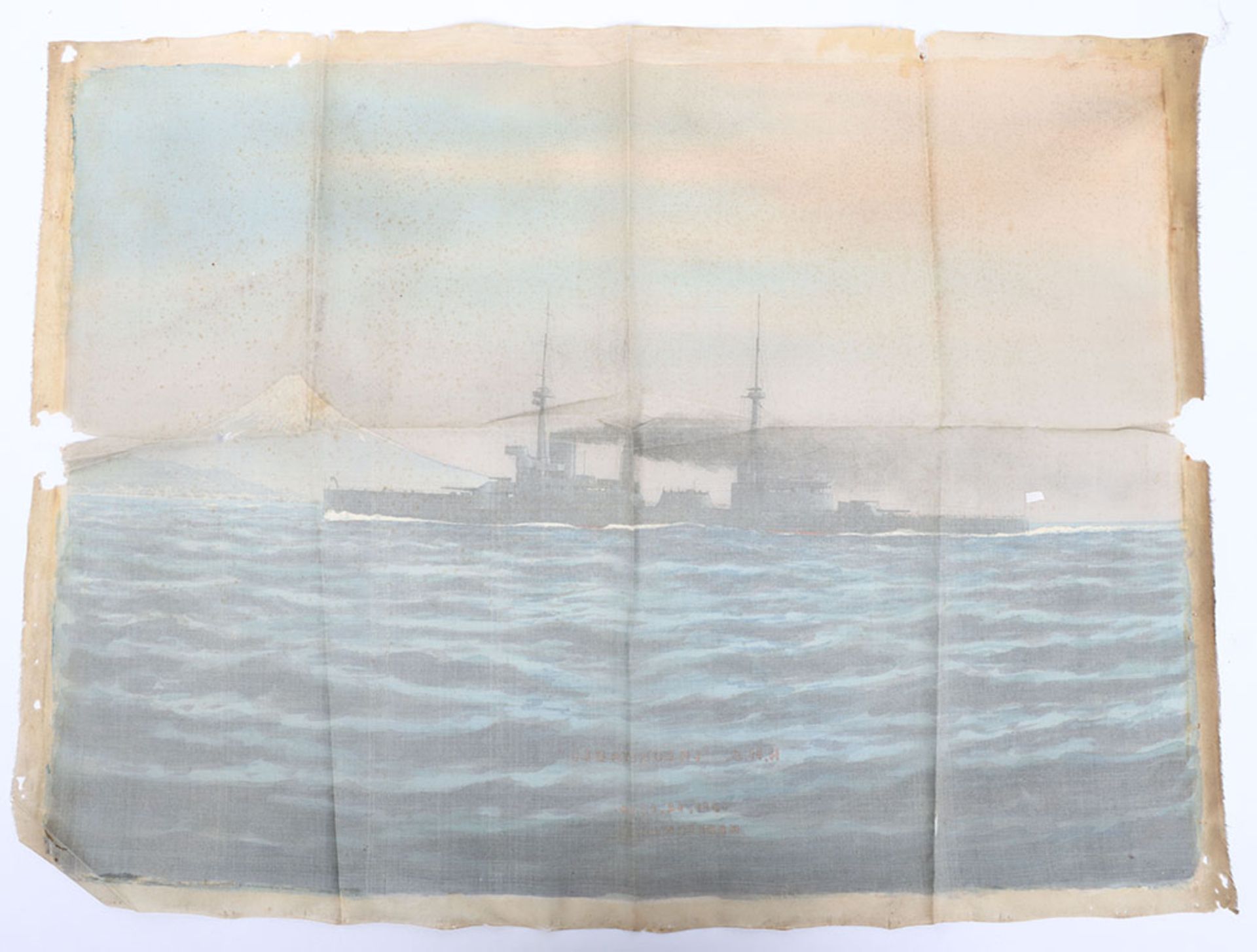 Painting of H.M.S. Indomitable - Image 5 of 5