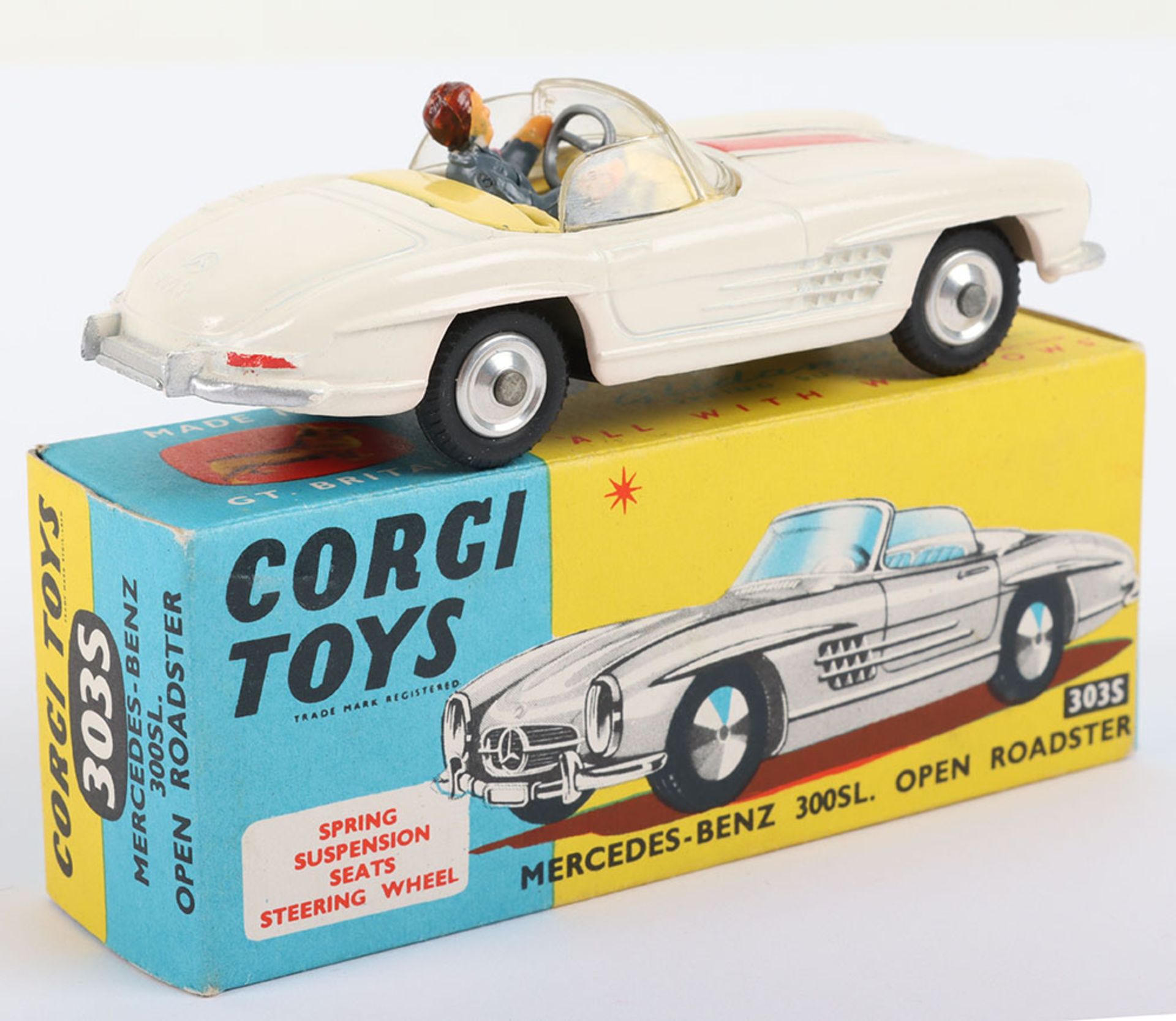 Corgi Toys 303S Mercedes Benz 300SL. Open Roadster - Bild 2 aus 4