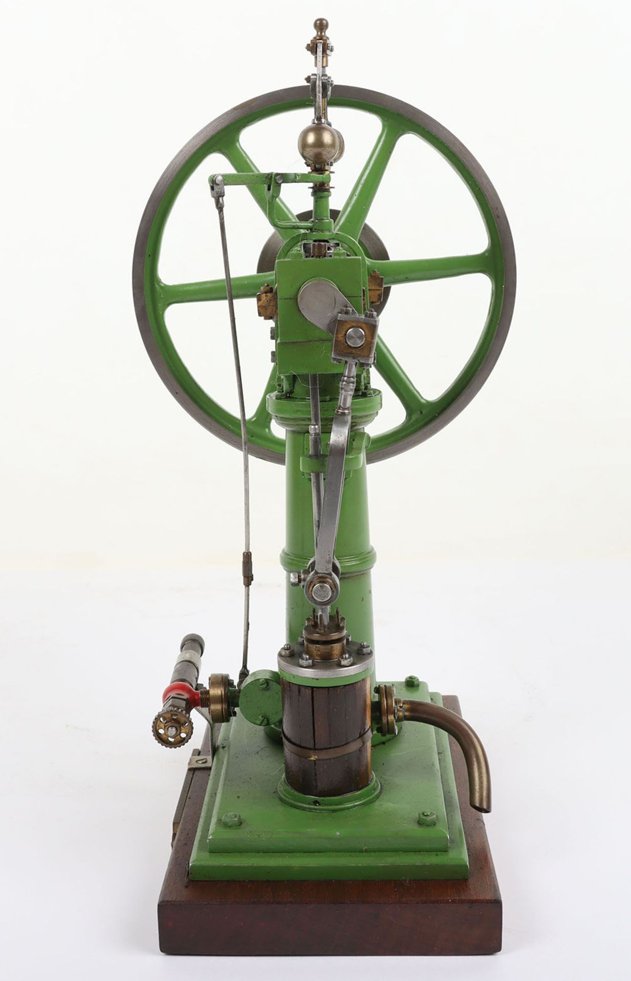 A good Victorian vertical single cylinder vertical steam engine by Benson, circa 1850 - Image 4 of 5